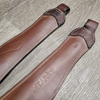 "Monostrap" Stirrup Leathers *xc/vgc, mnr dents & stains
