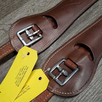 "Monostrap" Stirrup Leathers *xc/vgc, mnr dents & stains
