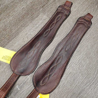 "Monostrap" Stirrup Leathers *xc/vgc, mnr dents & stains
