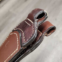 "Monostrap" Stirrup Leathers *xc/vgc, mnr dents & stains
