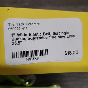1" Wide Elastic Belt, Surcingle Buckle, adjustable *like new