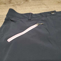 EuroSeat Breeches, Bling, Heart Sticky Knees *xc/vgc, v.mnr snags & stain

