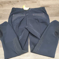 EuroSeat Breeches, Bling, Heart Sticky Knees *xc/vgc, v.mnr snags & stain
