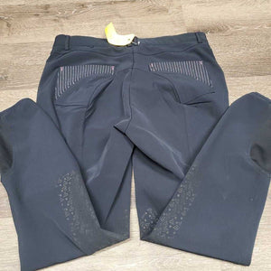 EuroSeat Breeches, Bling, Heart Sticky Knees *xc/vgc, v.mnr snags & stain