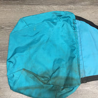 Hvy Cordura Saddle Trail Bags, zippers *gc, older, outside: v.stained & dirty