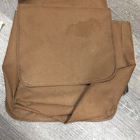 Light Cordura Horn Saddle Trail Bags *vgc, clean, older? mnr dirty edges & stains?, no straps