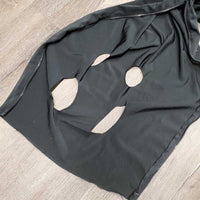 Lycra Full Face Slinky, Zipper, Plastic Snap *xc/like new, clean, mnr hair