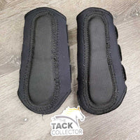 Closed Neoprene Front Boots, velcro *vgc, clean, mnr stain, loose thread, hair & edge rubs
