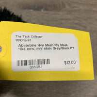 Hvy Mesh Fly Mask *like new, mnr stain

