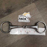 Thick Eggbutt Bradoon Bit *gc, clean, scratches, stains

