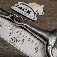 Thick Eggbutt Bradoon Bit *gc, clean, scratches, stains
