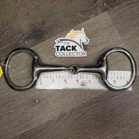 Thick Hollow Mouth Jointed Eggbutt Bit *vgc, clean, mnr scratches & loose joints
