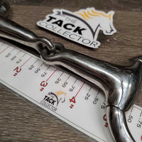 Thick Hollow Mouth Jointed Eggbutt Bit *vgc, clean, mnr scratches & loose joints