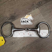 Thick Hollow Mouth Jointed Eggbutt Bit *vgc, clean, mnr scratches & loose joints
