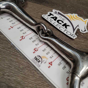 Thick Hollow Mouth Jointed Eggbutt Bit *vgc, clean, mnr scratches & loose joints