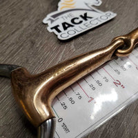 Thick Hvy Jointed Eggbutt Bit *gc, chewed, stains, clean, rubs, residue
