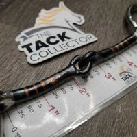 Thin Sweet Iron Jointed Western Loose Ring Bit *gc, clean, scuffs, scratches, rubs & chews