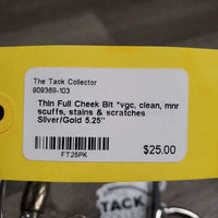 Thin Full Cheek Bit *vgc, clean, mnr scuffs, stains & scratches
