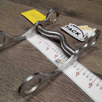 SS Aluminum Western Curb Bit *gc, clean, v.scuffed, rusty
