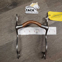 Hi Port Tongue Relief LS Western Curb Bit *gc, clean, chewes, scratches, stains