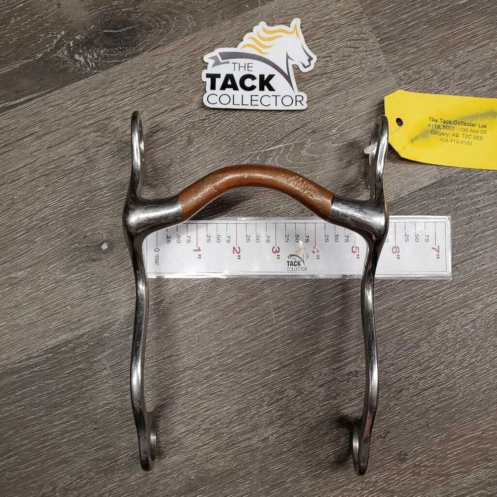 Hi Port Tongue Relief LS Western Curb Bit *gc, clean, chewes, scratches, stains
