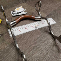 Hi Port Tongue Relief LS Western Curb Bit *gc, clean, chewes, scratches, stains
