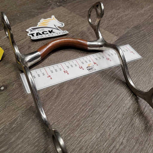 Hi Port Tongue Relief LS Western Curb Bit *gc, clean, chewes, scratches, stains