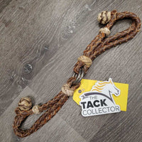 Vintage? Braided Leather & Rawhide Four Plait Vaquero - Californio Show Hobbles *vgc, rubs, suede out pieces
