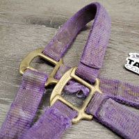 Thick Hvy Nylon Halter *fair, v.frayed, snags, stains, faded, rubs, threads