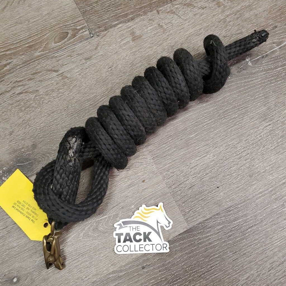 Nylon Lead Rope, small brass alligator snap *gc, rubs, frays, snags, hair