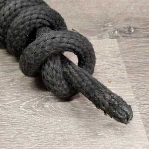 Nylon Lead Rope, small brass alligator snap *gc, rubs, frays, snags, hair