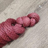 Nylon Lead Rope, Hvy Bull Snap *fair, rubs, snags, frayed, knotted, faded, dirty

