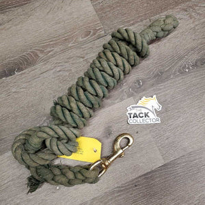 Thick Cotton Lead Rope *gc, v.dirty, faded, mnr rubs, snags