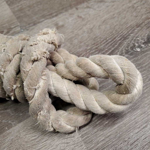 Thick Cotton Lead Rope, Brass Snap *gc, v.faded, frays, snags, rubs, dingy, stains