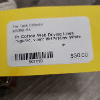 Pr Cotton Web Driving Lines *vgc/xc, v.mnr dirt?stains
