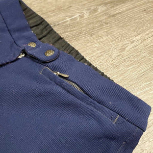 Vintage Ribbed Breeches *fair/gc, older, linty/fuzzies, hairy, mnr threads