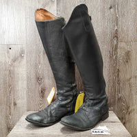 Field Boots, zips *fair, clean, v.faded, v.scuffs, broken elastics, hole, scrapes, stretched, stiff zippers
