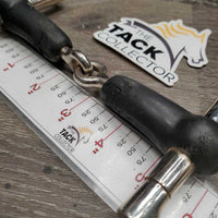 Light Jointed Rubber D Ring Bit *gc/fair, chewed/holey, clean, pitted
