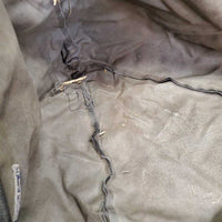 Cordura Corner Feeder *gc/fair, v.dirty, older, stains, snags, frayed inner seam edges
