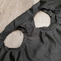 Full Face Lycra Slinky, Zipper *gc/fair, clean, snags, runs, loose threads, popped eye seams, stretched & rubbed elastic
