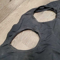 Full Face Lycra Slinky, Pull On *gc/fair, v.dirty, v.rubbed, frayed seams, small holes, snags, undone stitching
