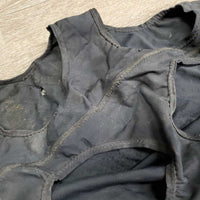 Full Face Lycra Slinky, Pull On *gc/fair, v.dirty, v.rubbed, frayed seams, small holes, snags, undone stitching
