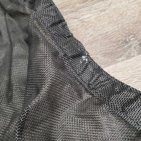 Mesh Trailer Window Screen, velcro *gc/fair, sm holes, bent mesh, puckered seams, clean, stains?residue, threads
