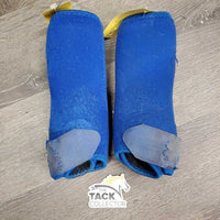 Neoprene Closed Boots, velcro *fair, torn edge, clean, stains, unstitched, frays, rips, threads, lining rips/runs, weak velcro