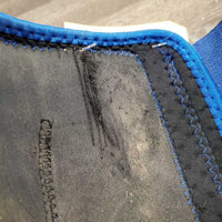 Neoprene Closed Boots, velcro *fair, torn edge, clean, stains, unstitched, frays, rips, threads, lining rips/runs, weak velcro
