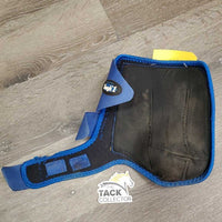 Neoprene Closed Boots, velcro *fair, torn edge, clean, stains, unstitched, frays, rips, threads, lining rips/runs, weak velcro
