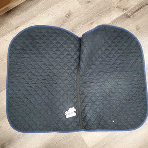 Quilt Jumper Saddle Pad 1x piping *vgc, mnr hair, pills, purckers