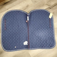 Quilt Jumper Saddle Pad 1x piping *vgc, mnr hair, pills, purckers
