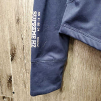 LS Hvy Shirt, 1/2 Zip Up *gc, seam rubs, pills & rubs
