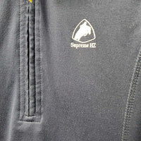 LS Hvy Shirt, 1/2 Zip Up *gc, seam rubs, pills & rubs
